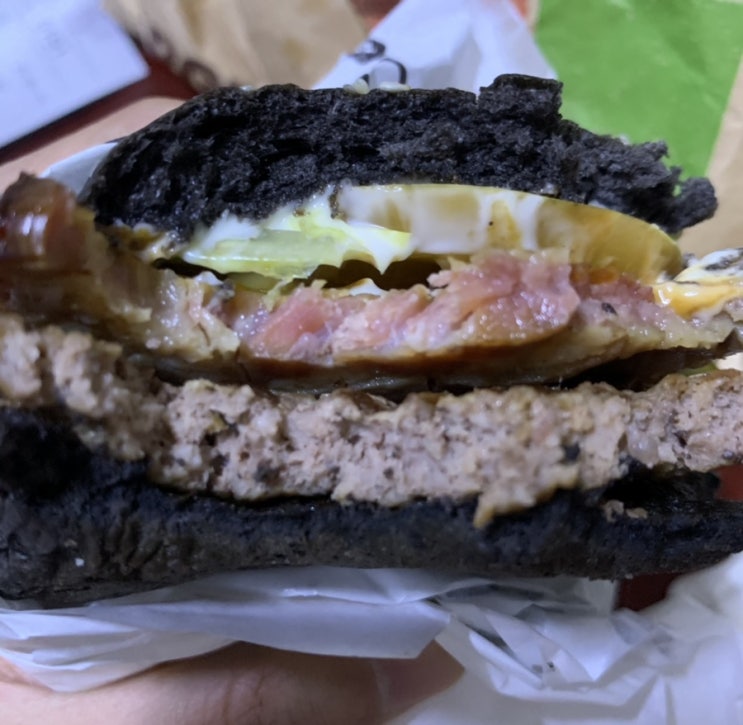 버거킹 신메뉴 기네스 통베이컨 와퍼 내돈내산 후기