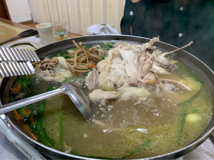  성남시 수정구 단대동 : 원조노다지식당 (닭백숙)
