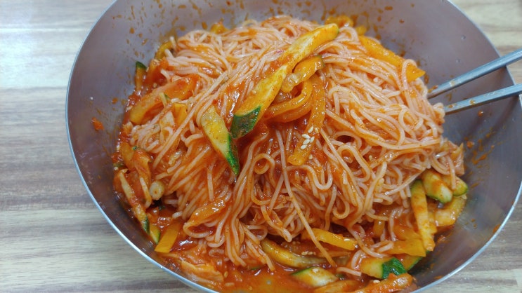  공릉동 맛집 멸치국수, 운동후에 먹는 시원한 비빔국수 한그릇, 5월 24일 오늘일기