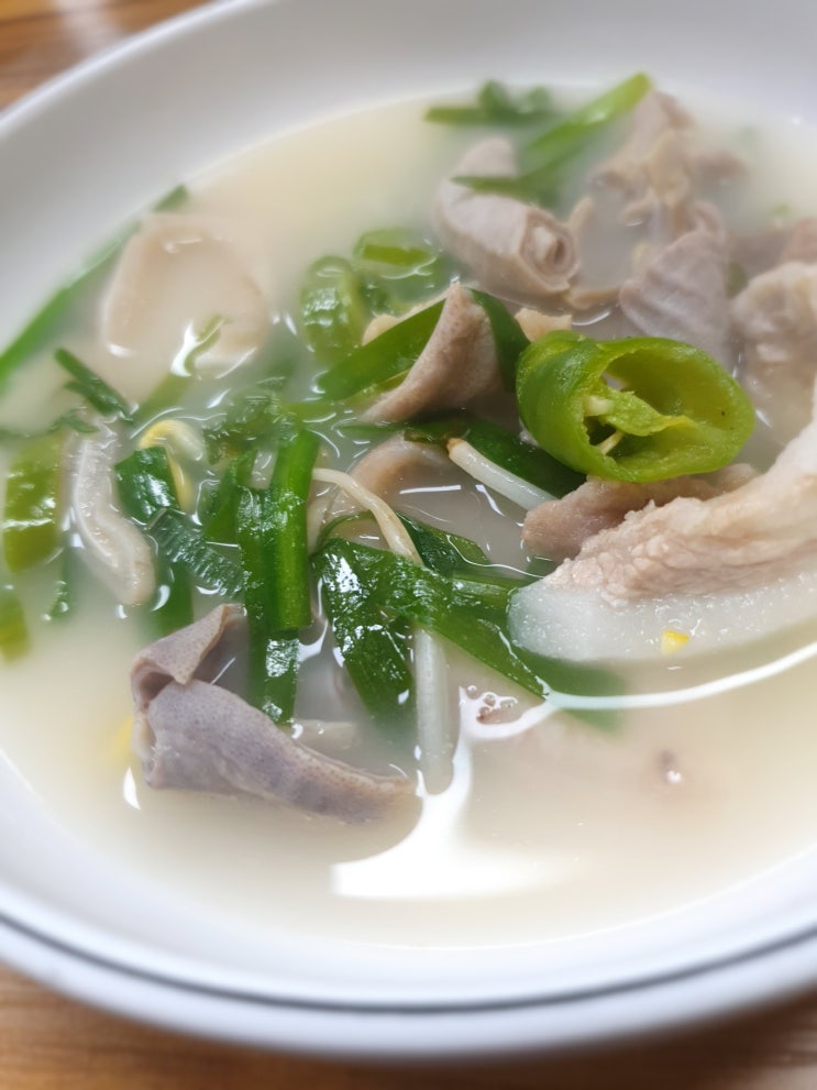  수촌마을 괜찮은 돈골 순대국에서 술국 드링킹!