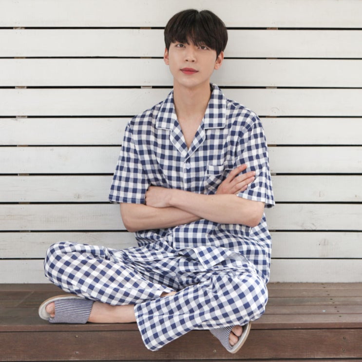 인기 급상승인 어나더디 커플용 모노체크 반팔 잠옷 세트 추천해요 인기 급상승인 어나더디 커플용 모노체크 반팔 잠옷 세트 추천해요