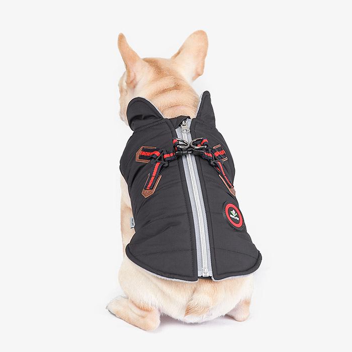선호도 좋은 RealPet 반려동물 패딩 가슴줄 조끼, 블랙 좋아요 선호도 좋은 RealPet 반려동물 패딩 가슴줄 조끼, 블랙 좋아요