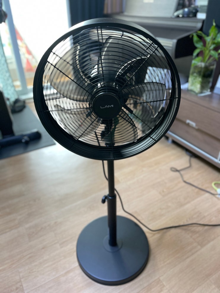  예쁜 디자인과 가성비의 선풍기 - 라미 아트 메탈 선풍기 LMF-S12G