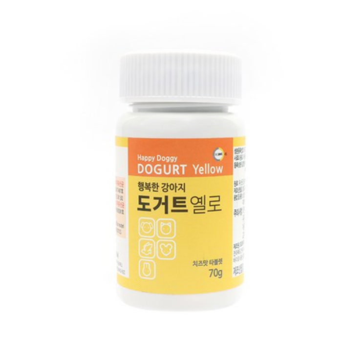 선택고민 해결 행복한 강아지 도거트 옐로 강아지 프로바이오틱스 영양제, 치즈맛, 1개 추천해요 선택고민 해결 행복한 강아지 도거트 옐로 강아지 프로바이오틱스 영양제, 치즈맛, 1개 추천해요