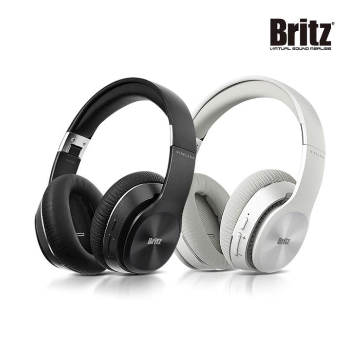 후기가 좋은 Britz 브릿츠 헤드폰 W820BT (블랙 화이트) HI-FI, 화이트 추천합니다