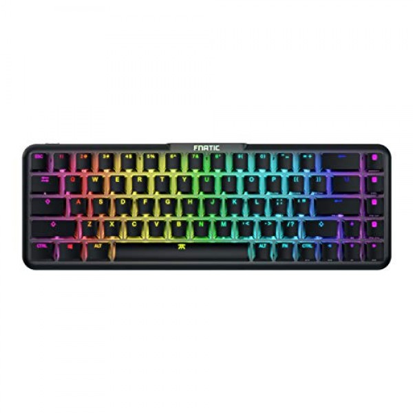  후기가 정말 좋은 FNATIC STREAK65 - Compact RGB Gaming Mechanical Keyboard - Fnatic Speed Switches 추천해요
