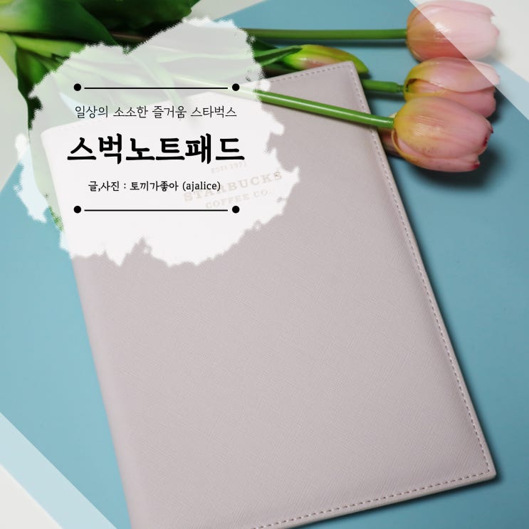 오늘일기 일상의 즐거움 스벅 노트패드 오늘일기 일상의 즐거움 스벅 노트패드
