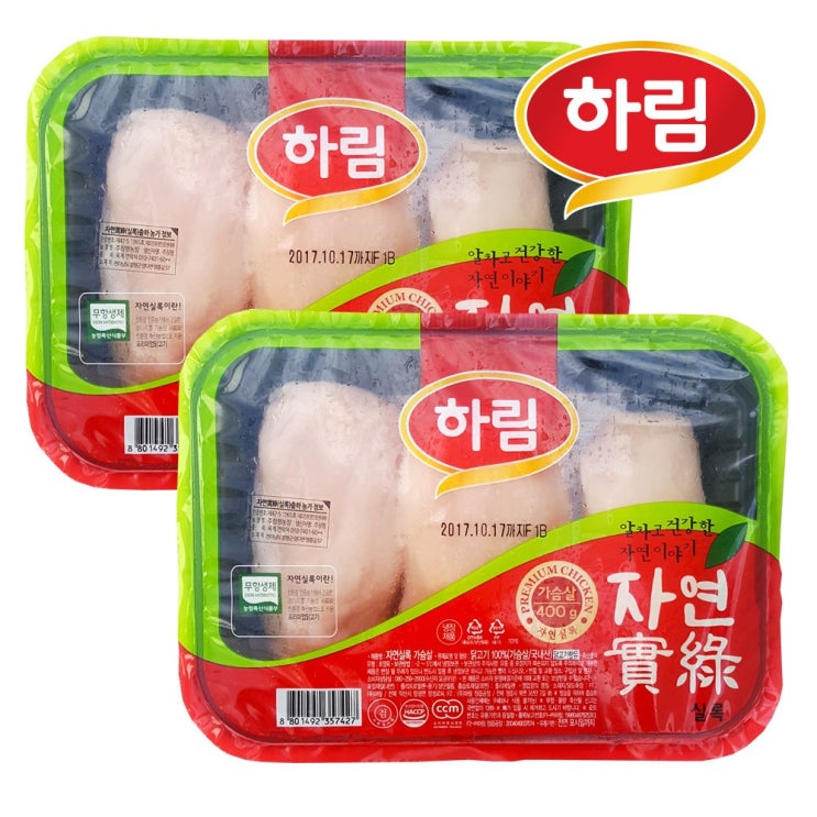 인기있는 친환경 무항생제 자연실록 닭가슴살 400g 2봉, 자연실록냉장가슴살 400g 2봉 추천해요