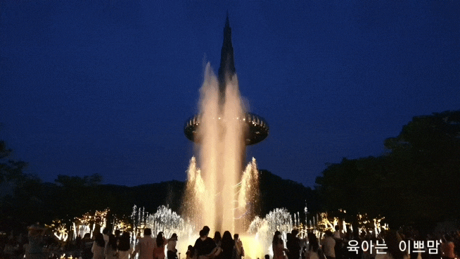  대전 아이와 가볼만한 곳 : 대전 엑스포 음악분수 한빛탑 야경 최고!! 2탄! 대전가볼만한곳 [대전여행]