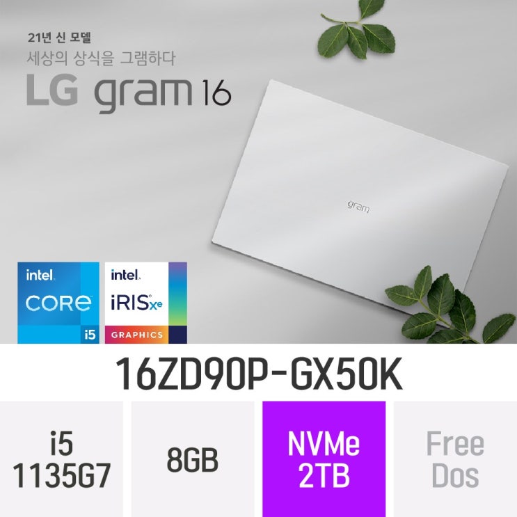 당신만 모르는 LG전자 2021년 그램 16 16ZD90P-GX50K, 8GB, 2TB, 윈도우 미포함 추천해요