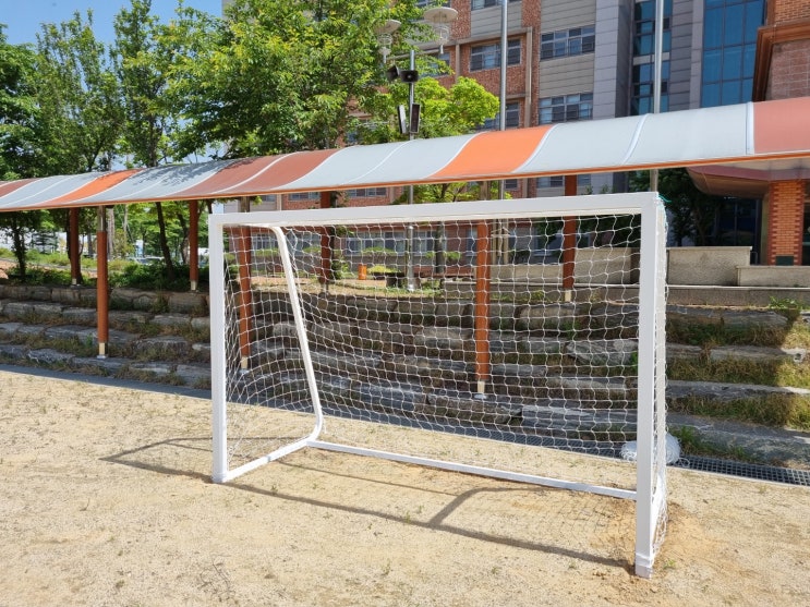  김포마송고등학교 풋살골대 도색, 풋살골망 교체 작업