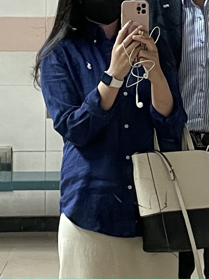 폴로 린넨셔츠 여성 클래식핏 S 네이비 (+ 폴로셔츠 보이즈L /여성S 사이즈 비교)