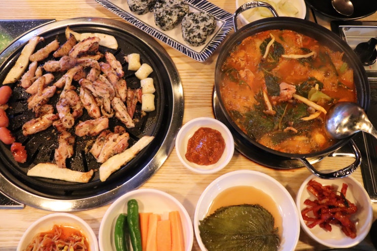  대봉동 맛집 닭갈비 먹으러 방천시장 맛집 : 신세계닭구이&닭내장탕