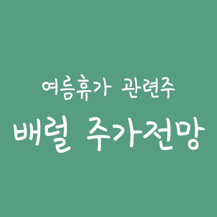 여름휴가 관련주 - 수영복, 래쉬가드 수혜주 배럴 주가전망 여름휴가 관련주 - 수영복, 래쉬가드 수혜주 배럴 주가전망
