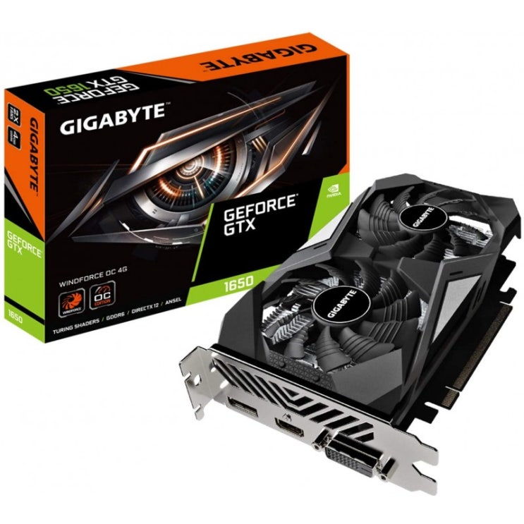 인지도 있는 Gigabyte GeForce GTX 1650 D6 WINDFORS OC 4G(개정 2.0) 그래픽 카드 172mm 소형 크기 4GB 128비트 GD, 단일옵션 좋아요 인지도 있는 Gigabyte GeForce GTX 1650 D6 WINDFORS OC 4G(개정 2.0) 그래픽 카드 172mm 소형 크기 4GB 128비트 GD, 단일옵션 좋아요