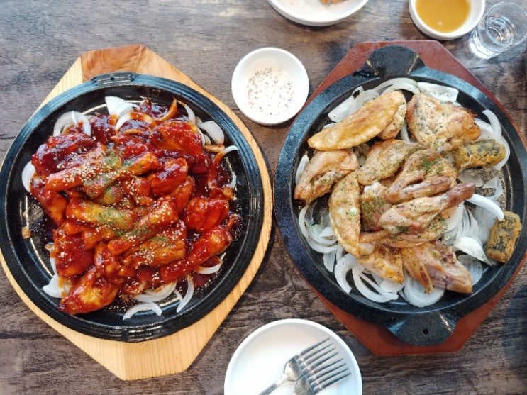 부개동맛집 부개동치킨 불아더숯불바베큐 치쏘치쏘