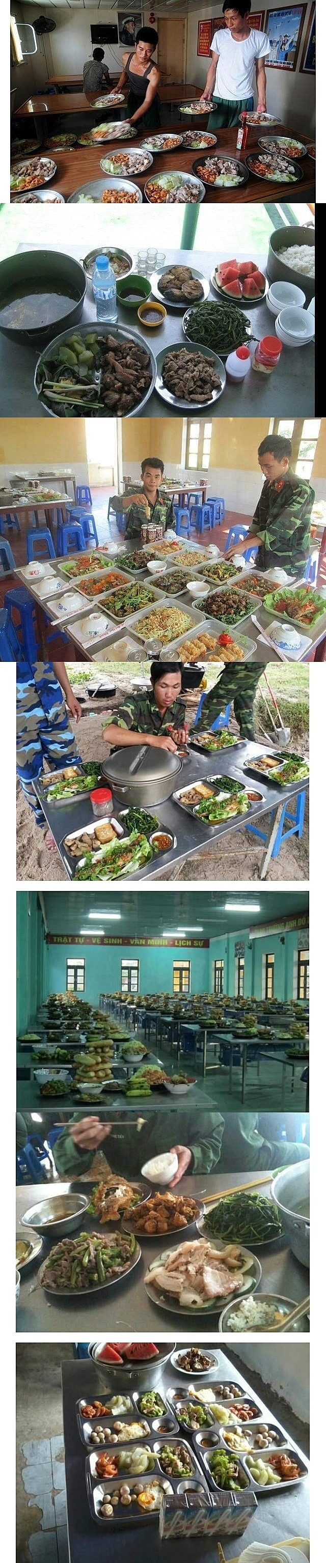 베트남 군대 식단 근황