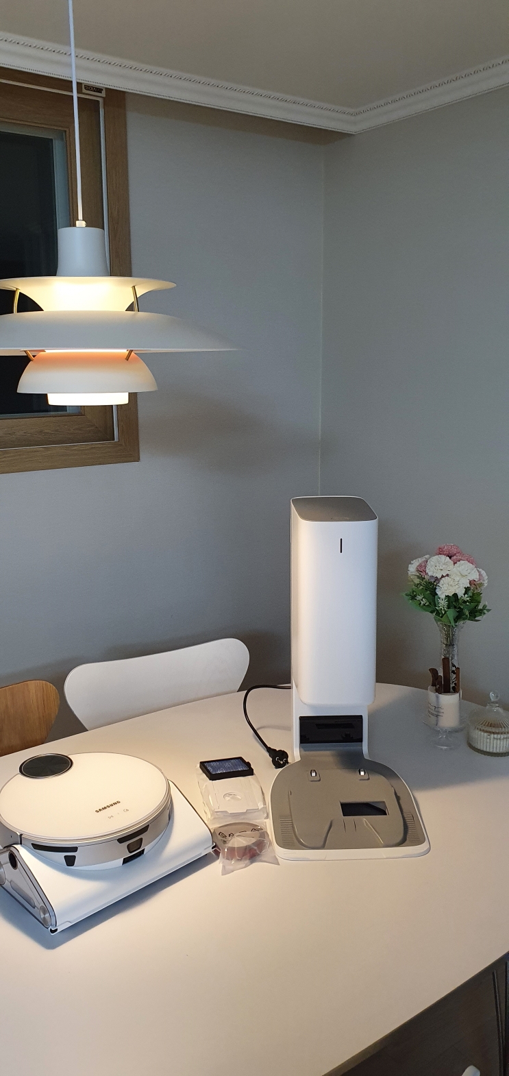  [리뷰] 삼성 스마트 제트 봇 AI 미스티 화이트 VR50T95935W 셋팅
