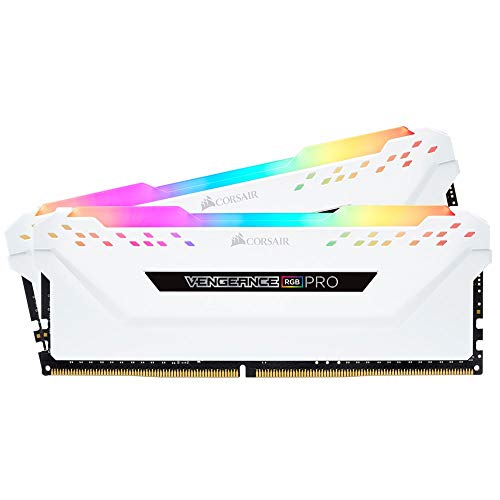 구매평 좋은 Kingston [독일]Corsair Vengeance RGB PRO 16GB (2 x 8GB) DDR4 3600 (PC4-28800) C18 메모리-화이트-37012