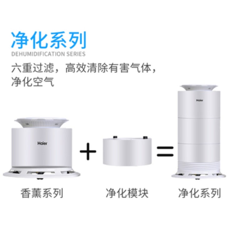 당신만 모르는 하이얼 공기 청정기 가정용 포름 알데히드 헤이즈 PM2.5 제거 간접 연기 냄새 없음 안개 가습 제습 통합 기계, 정화 시리즈 좋아요