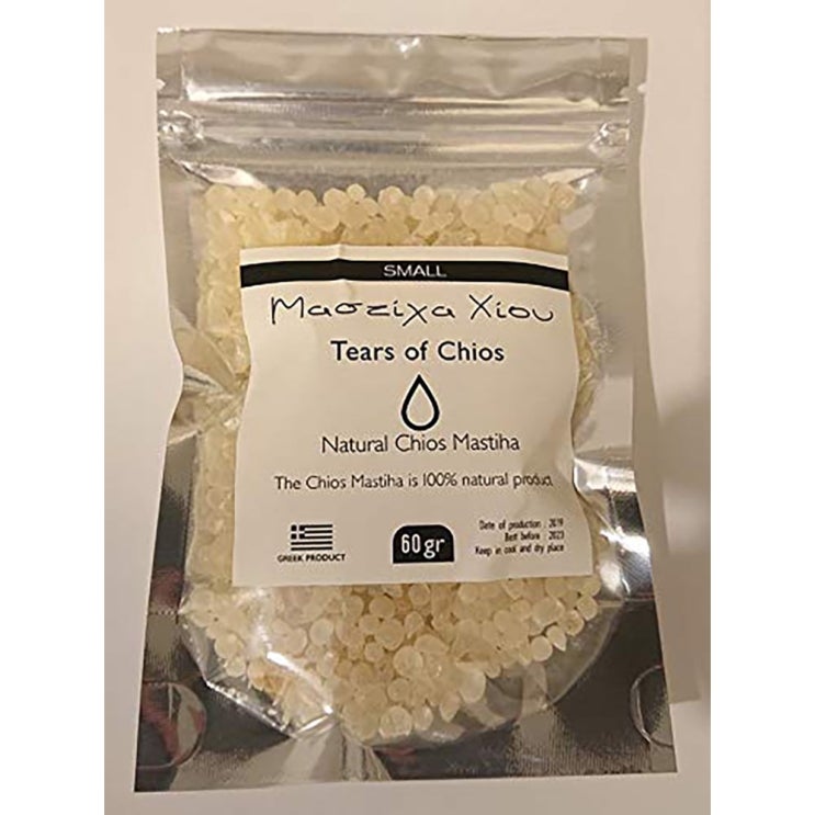 선호도 좋은 Chios 씹어먹는 매스틱검 mastic gum 60g 그리스산 작은알갱이, 1팩 좋아요 선호도 좋은 Chios 씹어먹는 매스틱검 mastic gum 60g 그리스산 작은알갱이, 1팩 좋아요