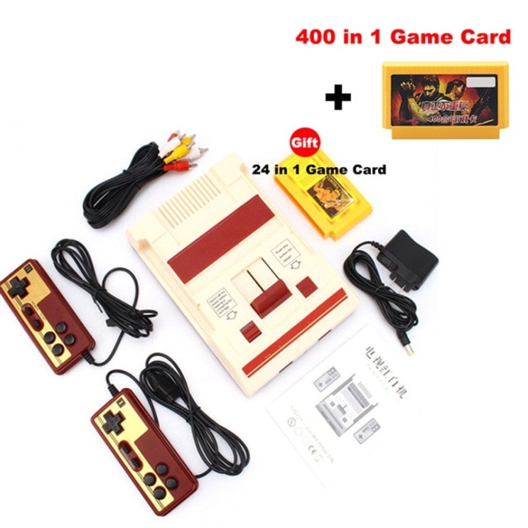 많이 찾는 휴대용게임기 철권 레트로 게임기 가정용 오락실게임기클래식 향수 8 비트 비디오 게임 콘솔 플레이어 게임 패드 500 in 1 게임 카드 av 출력 FC NES TV 게임