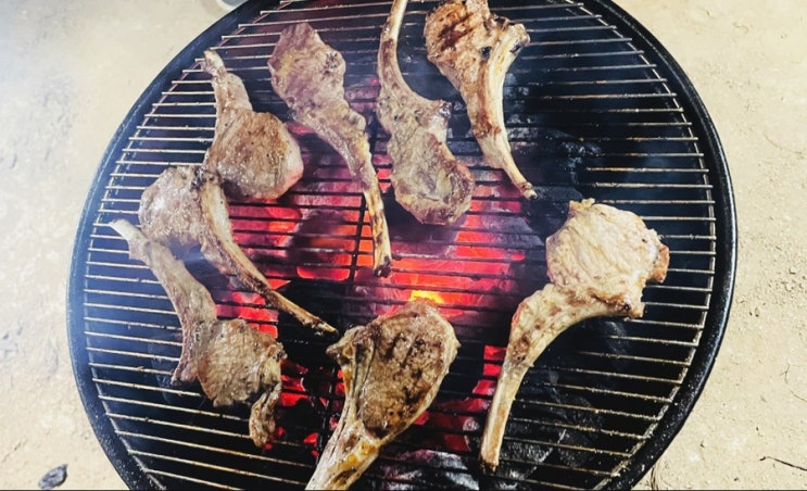  양갈비 돈마호크 맛에 눈이 띠용 