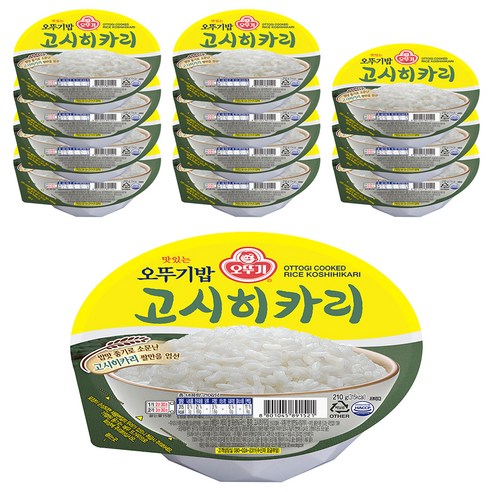 인기 많은 맛있는 오뚜기밥 고시히카리, 210g, 108개 추천해요 인기 많은 맛있는 오뚜기밥 고시히카리, 210g, 108개 추천해요