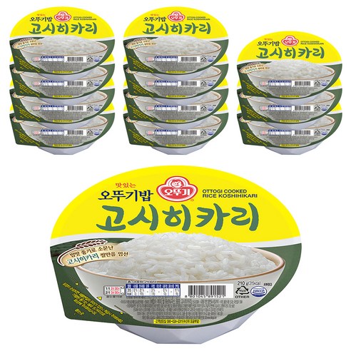 인기 많은 맛있는 오뚜기밥 고시히카리, 210g, 108개 추천해요