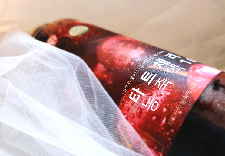  우유에 타먹으면 맛있는 자연지애 타트체리농축액