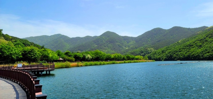 대구 명소 데이트코스, 월광수변공원(달서구 도원지, 수변 산책로, 포토존)