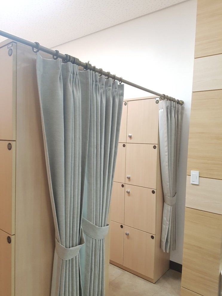  경주 암막커튼 건천 행정복지센터 설치(세종커튼경주점)