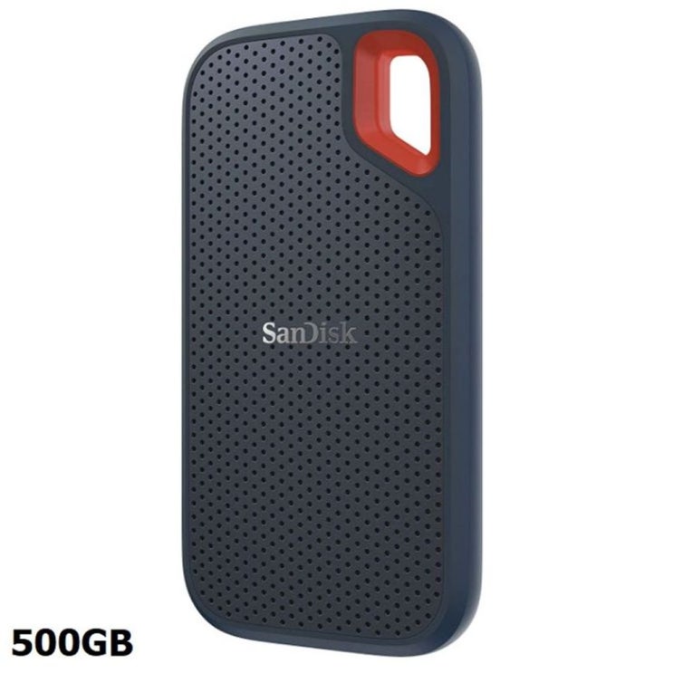 가성비 뛰어난 저장장치 Sandisk Extreme Portable SSD E60 500GB, 1개, 1개 ···