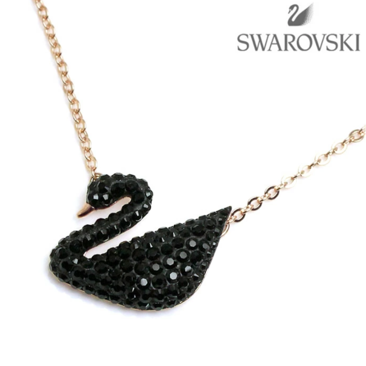후기가 좋은 <Swarovski> 스와로브스키 블랙 스완 펜던트 로즈골드 톤 플래팅 목걸이 ··· 후기가 좋은 <Swarovski> 스와로브스키 블랙 스완 펜던트 로즈골드 톤 플래팅 목걸이 ···