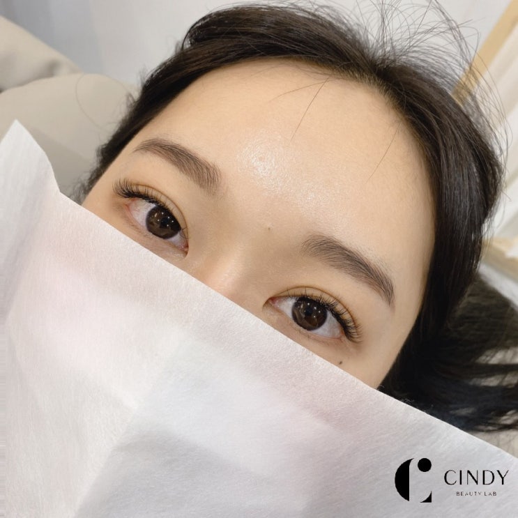  수원 화서 에스테틱 C컬 클래식 속눈썹 연장 미모의 손님