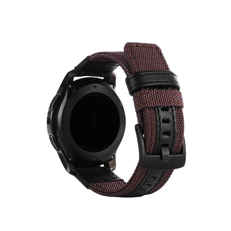  가성비 뛰어난 갤럭시워치3/액티브2 45/46mm 아웃도어 가죽 스트랩 21mm, 브라운 추천해요
