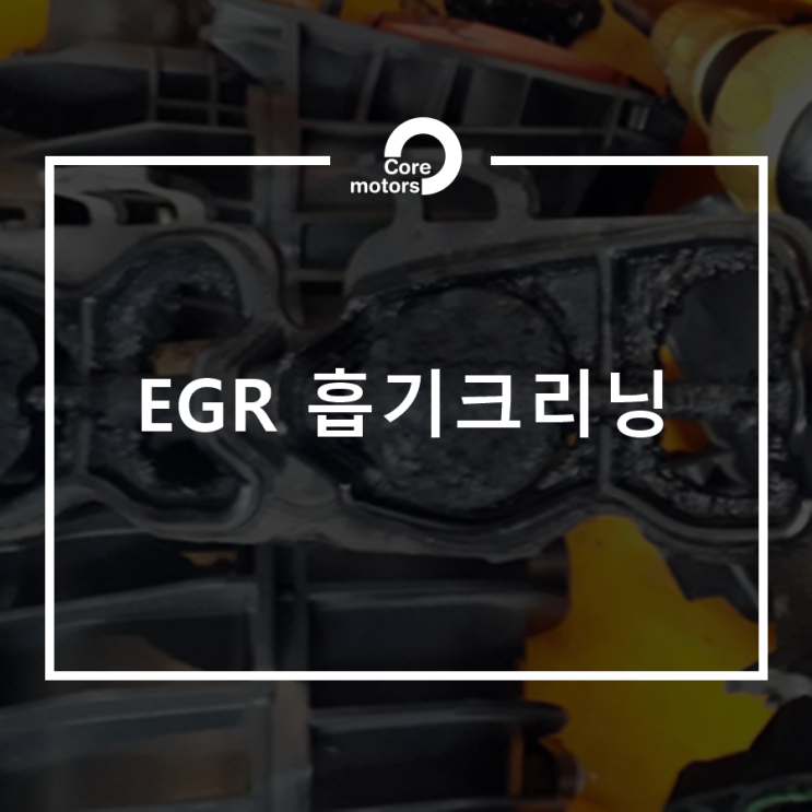 [정비] BMW EGR 흡기 크리닝 시공 [김포종합정비센터 코어모터스]