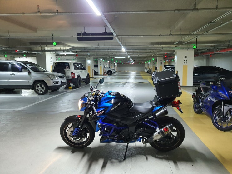  GSX-S750 2019 - 탑박스 장착