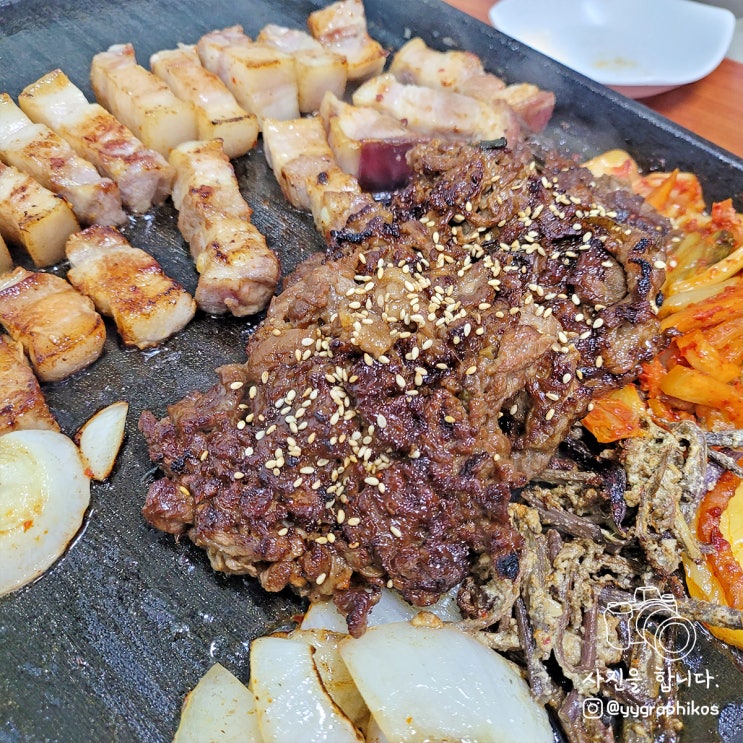  [서울시 용산구 한강로3가] 용산역 삼겹살 맛집, 고기집 - 가람떡갈비