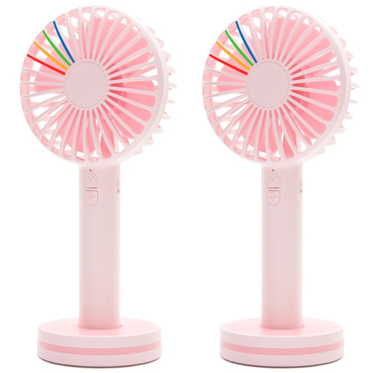 리뷰가 좋은 예꼬맘 대용량 배터리 휴대용 미니 핸디 선풍기 2p, 핑크 좋아요 리뷰가 좋은 예꼬맘 대용량 배터리 휴대용 미니 핸디 선풍기 2p, 핑크 좋아요