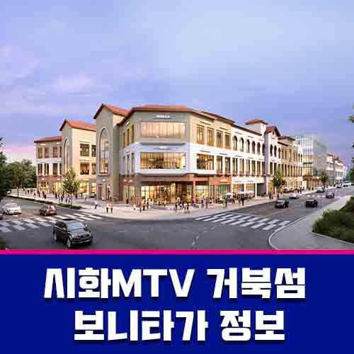 시화 MTV 거북섬의 중심 최적의 상가 보니타가 분양정보