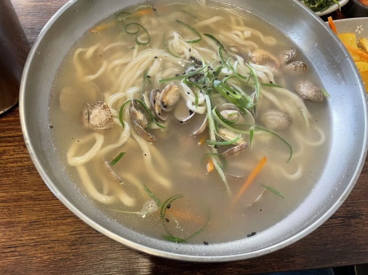  [내돈내산] 소요산역 바지락칼국수집 홍두께칼국수 후기!!