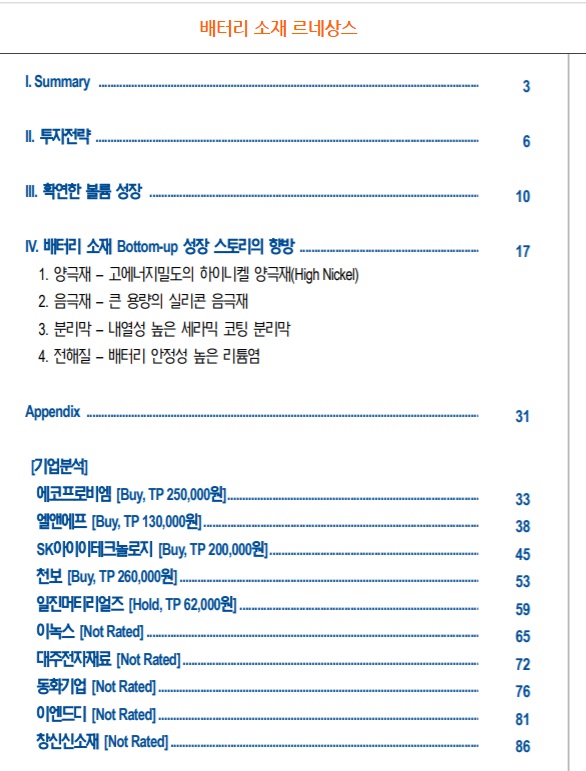 배터리 소재주 - 성장 스토리를 확인하라! 배터리 소재주 - 성장 스토리를 확인하라!