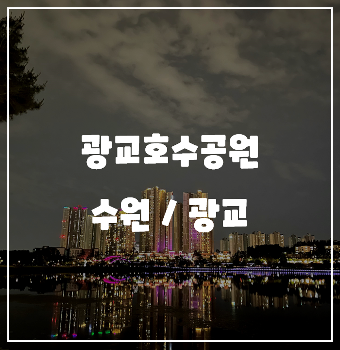  [수원/광교] 광교 호수 공원 산책길 / 데이트 장소