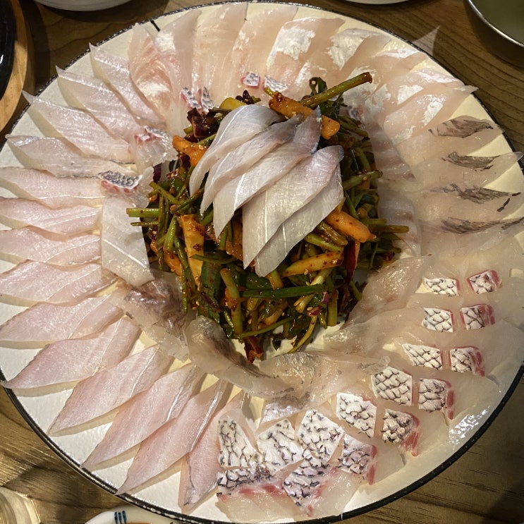  한라산 횟집 서울에서 갈치회 고등어회 먹기