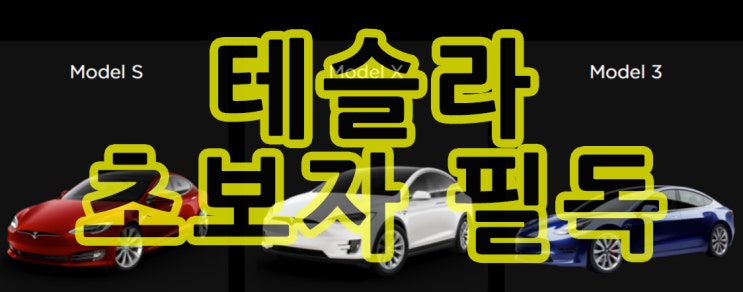  Tesla 테슬라 모델 S 3 X Y