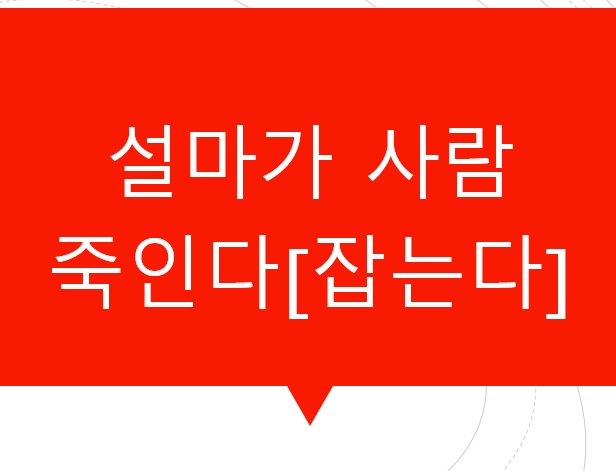  설마? 설마가 사람 죽인다[잡는다](feat. #오늘일기)