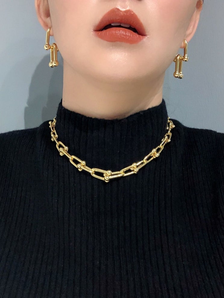 가성비 좋은 14K 체인 드롭 링크 클립 볼드 이지아 목걸이 TF1 펜트하우스 심수련 좋아요 가성비 좋은 14K 체인 드롭 링크 클립 볼드 이지아 목걸이 TF1 펜트하우스 심수련 좋아요