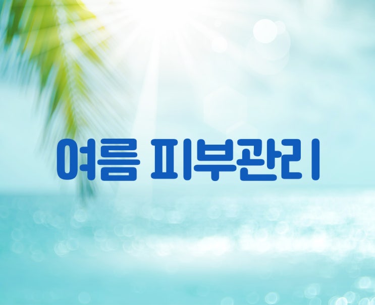  여름 피부관리는 산뜻하게~ 디온셀 엑스트라 부스팅 이펙터