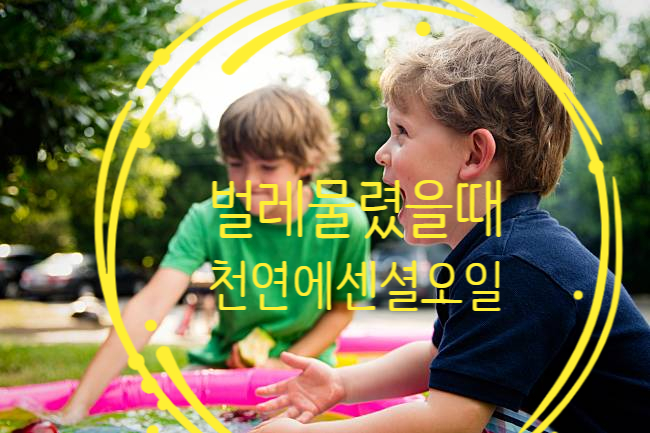  벌레 모기 물렸을때! 이치어웨이
